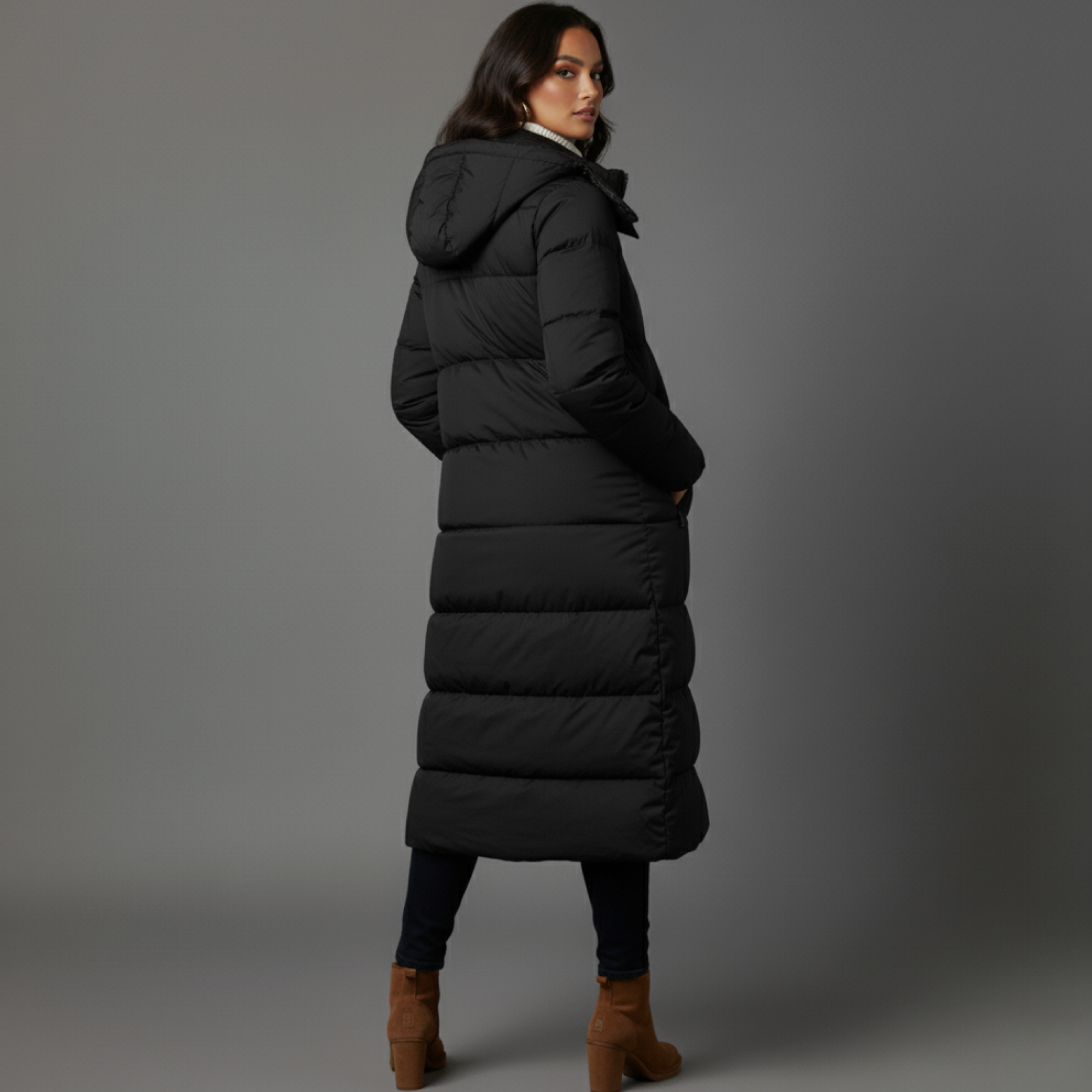 Oslo Hooded Maxi Coat