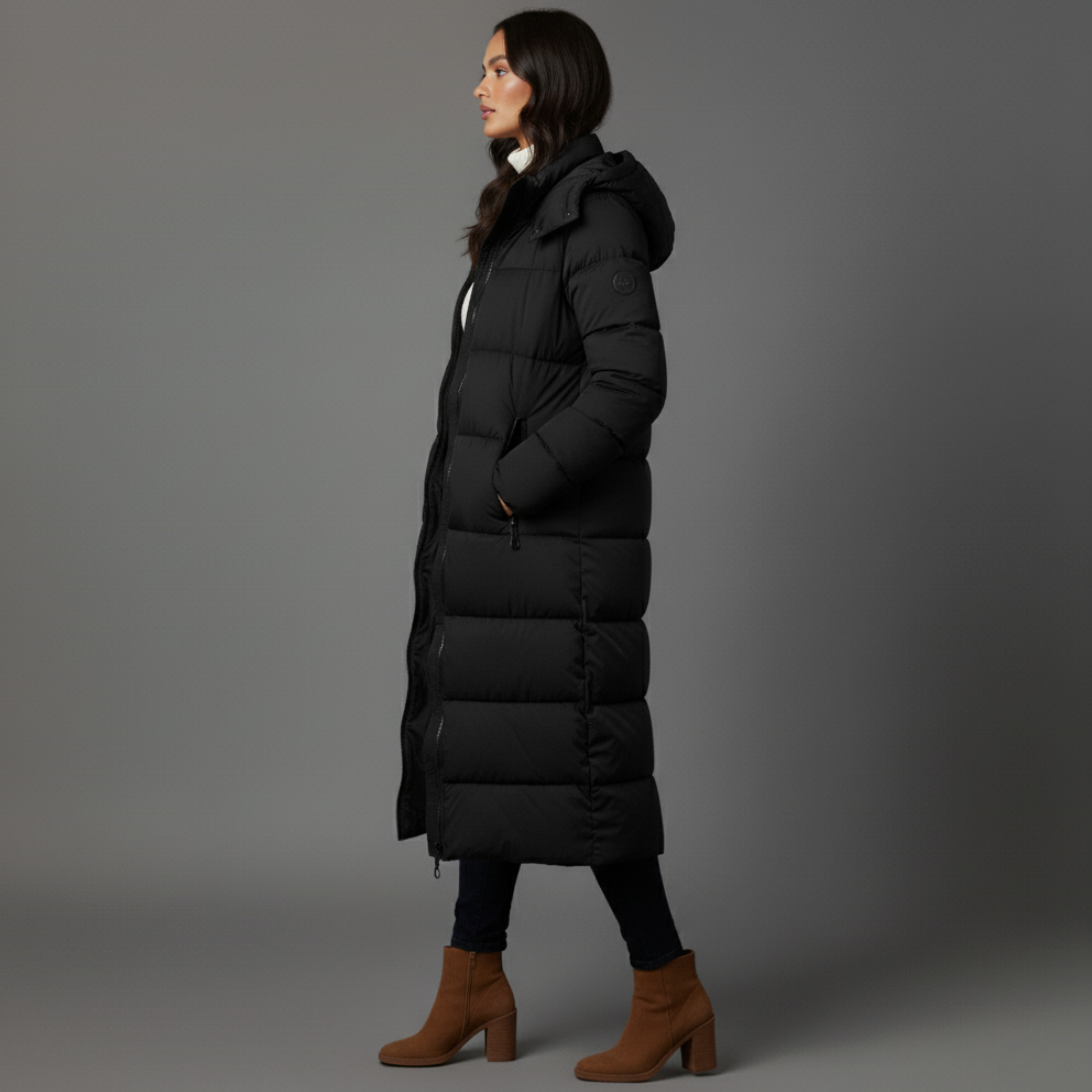 Oslo Hooded Maxi Coat