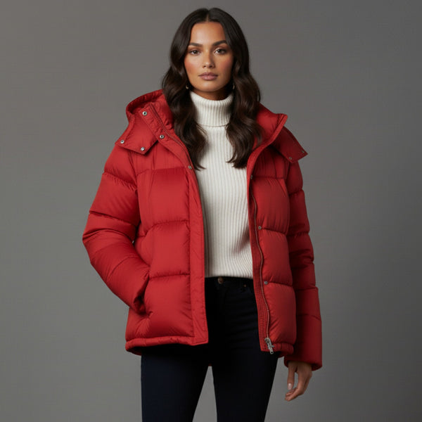 ❤️ Bold color. Effortless warmth.
This red puffer jacket is made to stand out while keeping you c...